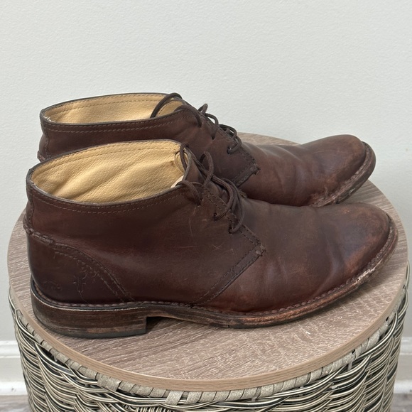 Frye Shoes Sale Frye Oliver Chukka Mens Leather Boots 8782 Poshmark